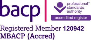 About Us. BACP Accredited Logo